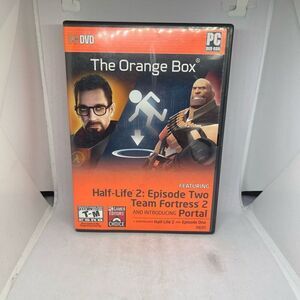 Orange Box Half-Life 2 Video Game (PC, 2007) COMPLETE CIB DVD-ROM